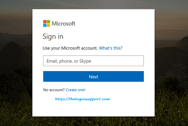 sign in to hotmail not outlook
