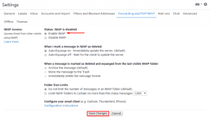 Allow Gmail-IMAP