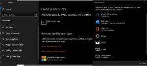 Microsoft account creation